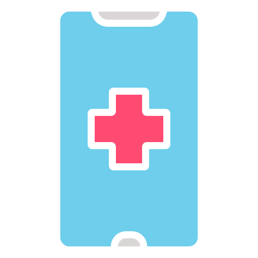 aplikacja medyczna Generic color fill ikona