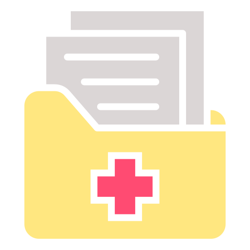 Medical record Generic color fill icon