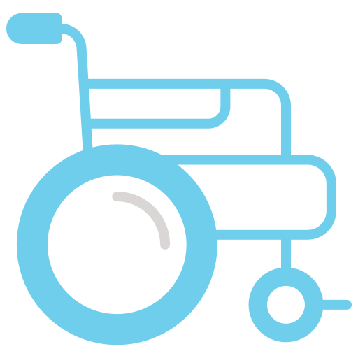 Wheelchair Generic color fill icon