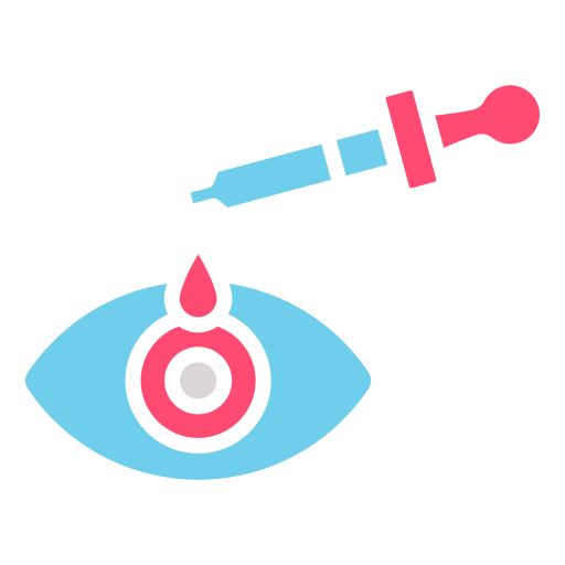 Eye Drop Generic color fill icon