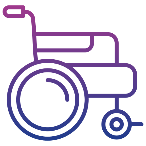 Инвалидное кресло Generic gradient outline иконка