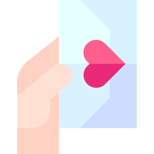 carta Basic Straight Flat icono