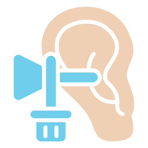 Hearing exam Generic color fill icon