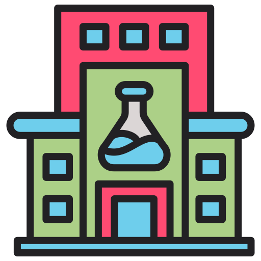 Laboratory Generic color lineal-color icon