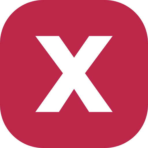 litera x Generic color fill ikona