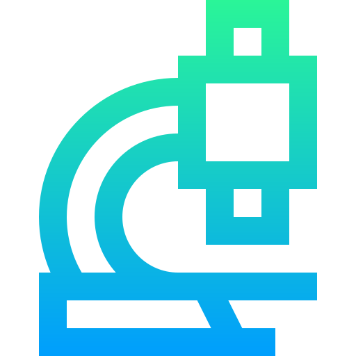 microscope Super Basic Straight Gradient Icône