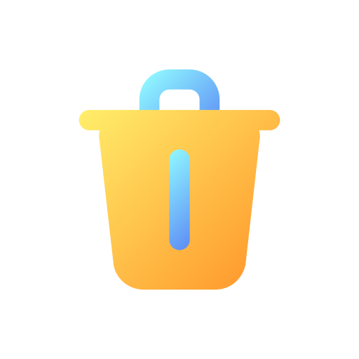 삭제 Generic gradient fill icon