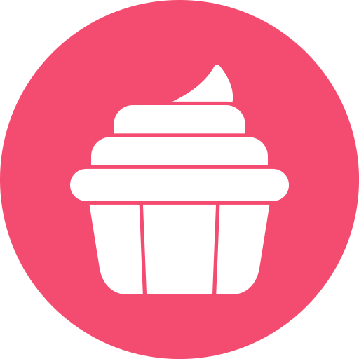 cupcake Generic color fill icoon