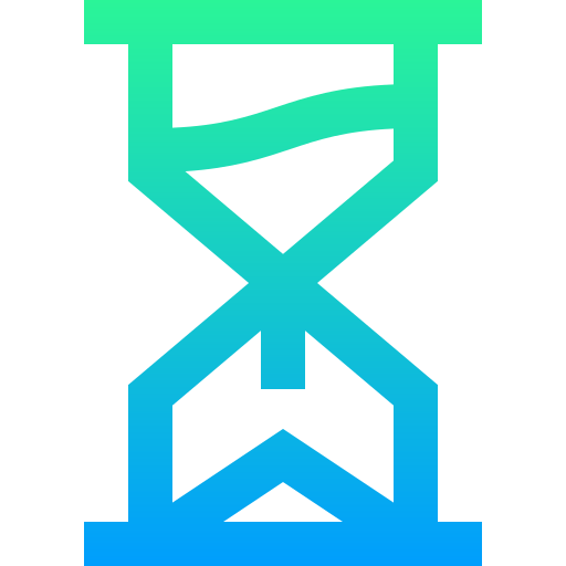 모래 시계 Super Basic Straight Gradient icon