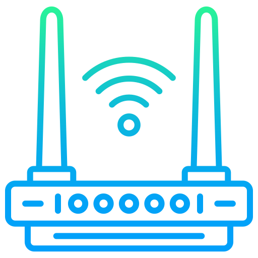 urządzenie routera Generic color outline ikona