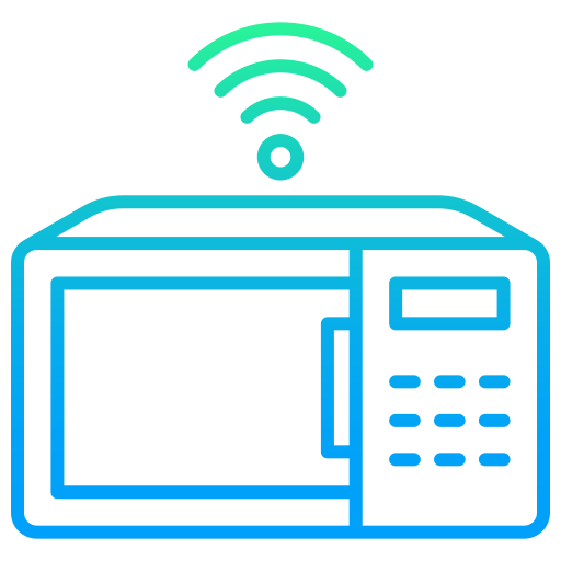 kuchenka mikrofalowa Generic color outline ikona