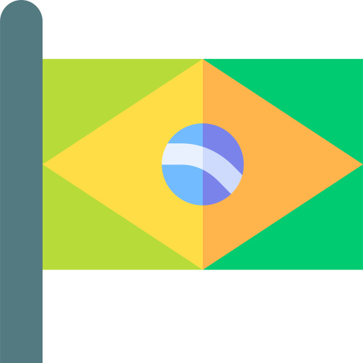 ブラジル Basic Straight Flat icon