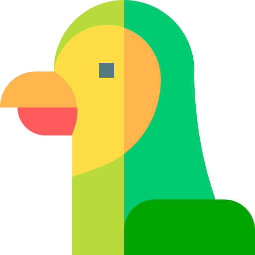 Parrot Basic Straight Flat icon