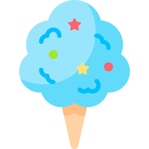Cotton Candy Special Flat icon