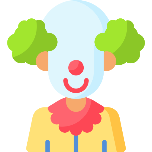 Clown Special Flat icon