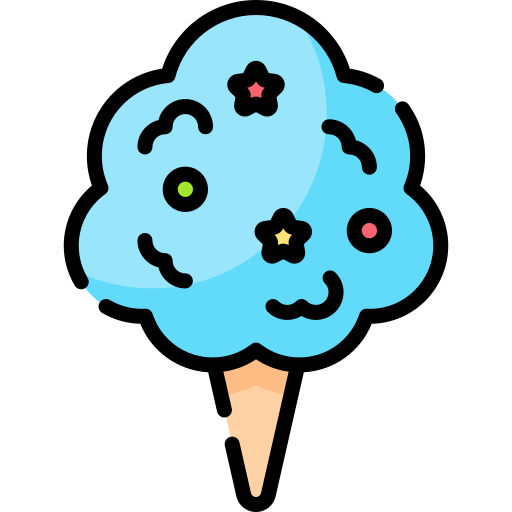 zuckerwatte Special Lineal color icon