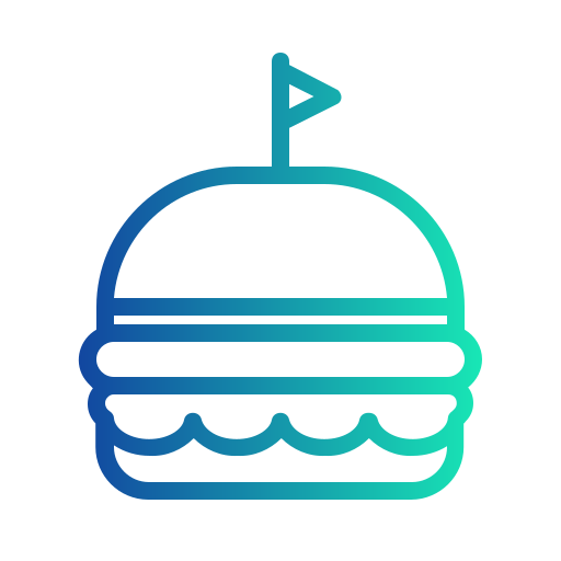 Бургер Generic gradient outline иконка