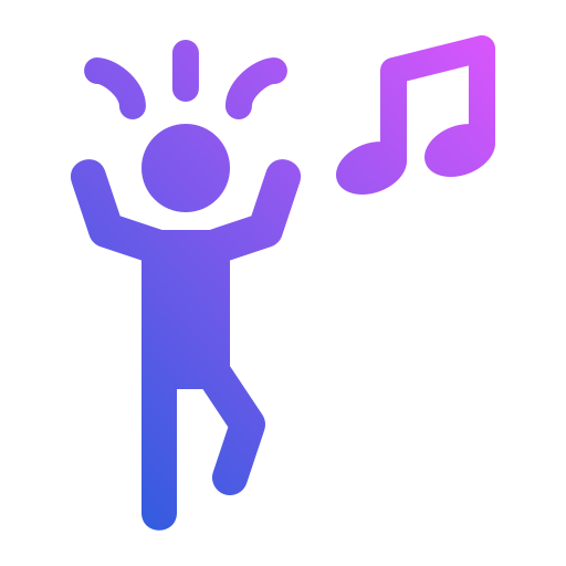 Dancing Generic gradient fill icon