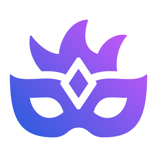 Party mask Generic gradient fill icon