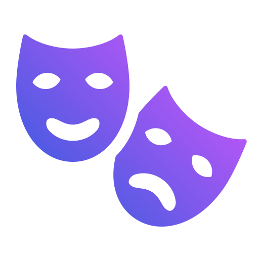 Drama Generic gradient fill icon