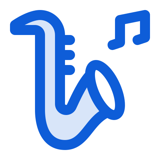 Saxophone Generic color lineal-color icon