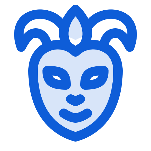 maschera di carnevale Generic color lineal-color icona