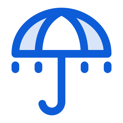 Umbrella Generic color lineal-color icon