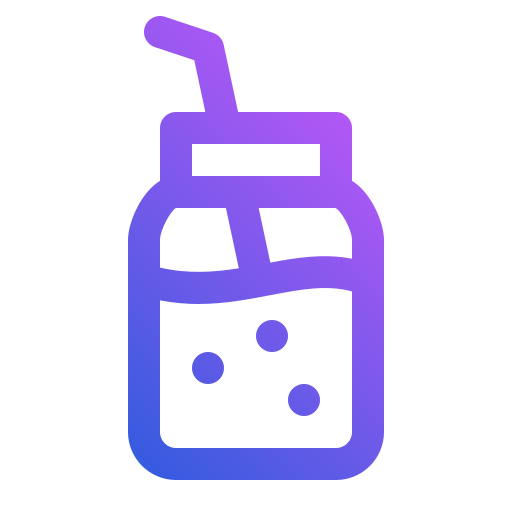 Mason Jar Generic gradient outline icon