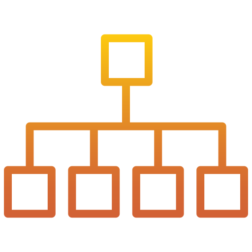 Блок-схема Generic gradient outline иконка