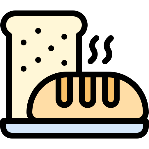 Хлеб Generic color lineal-color иконка
