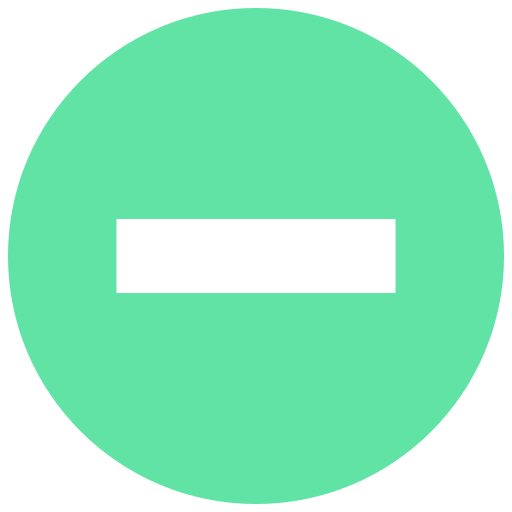 symbol minusa Generic color fill ikona