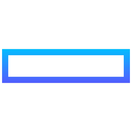 min symbool Generic gradient outline icoon