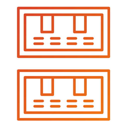 Package Generic gradient outline icon