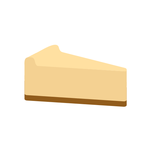 치즈 케잌 Generic color fill icon