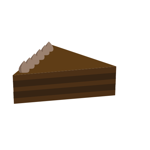 Chocolate cake Generic color fill icon