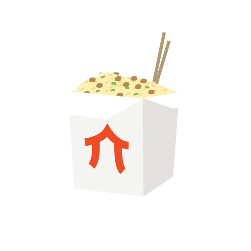 arroz frito Generic color fill icono