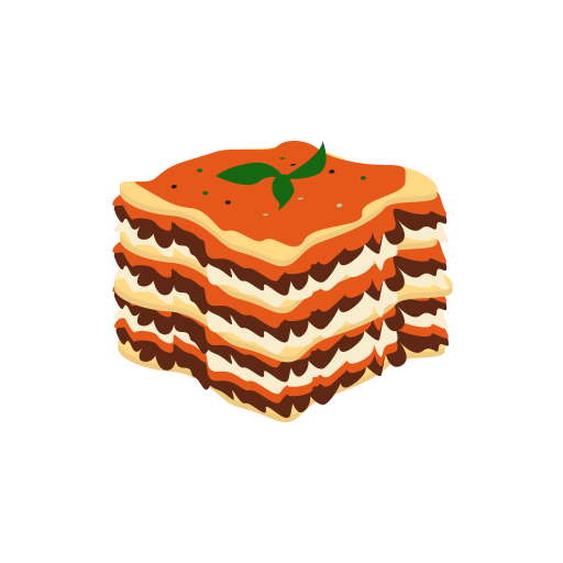 Lasagna Generic color fill icon