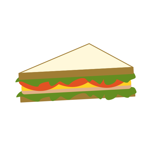 sandwich Generic color fill icoon