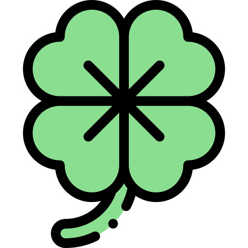 Clover Detailed Rounded Lineal color icon