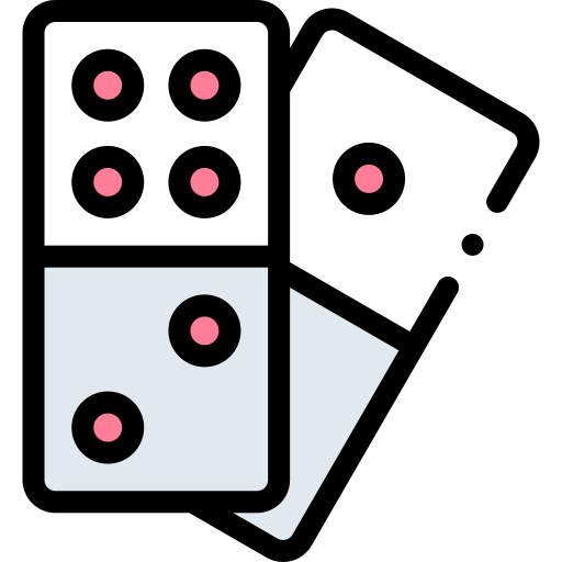 domino Detailed Rounded Lineal color icon