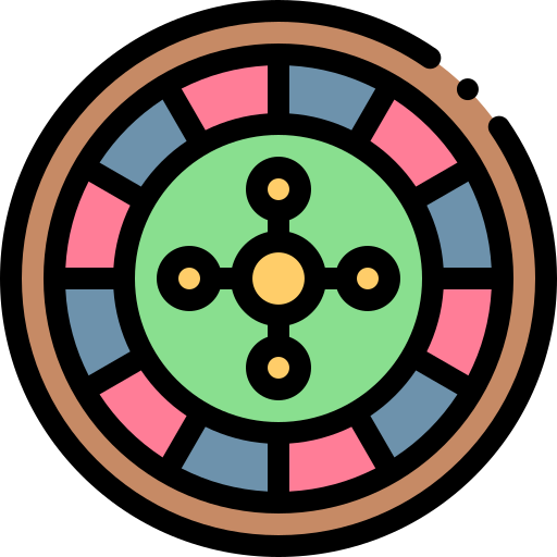 Roulette Detailed Rounded Lineal color icon