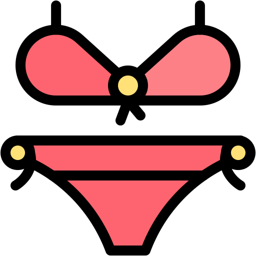 bikini Generic color lineal-color icono