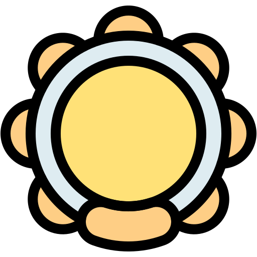 Tambourine Generic color lineal-color icon