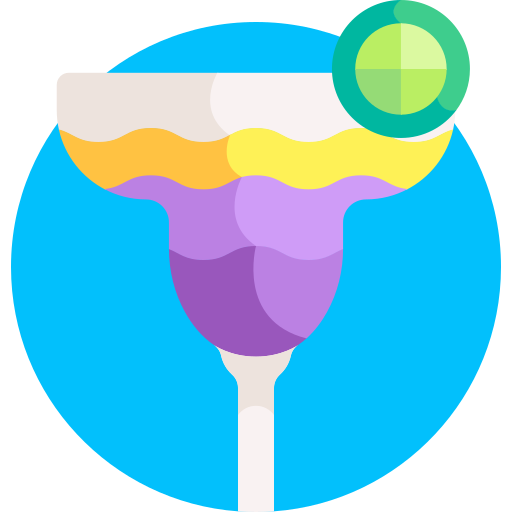 Cocktail Detailed Flat Circular Flat icon