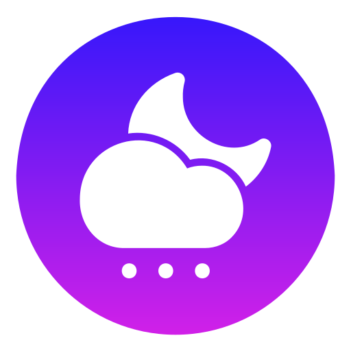 気候 Generic gradient fill icon