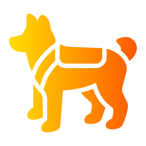 警察犬 Generic gradient fill icon