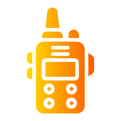 walkie-talkie Generic gradient fill icoon