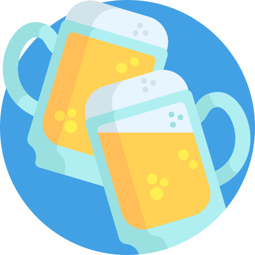 Beer mug Detailed Flat Circular Flat icon