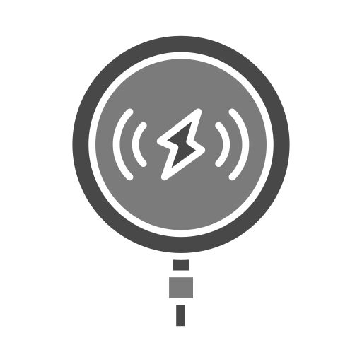 Wireless charger Generic color fill icon