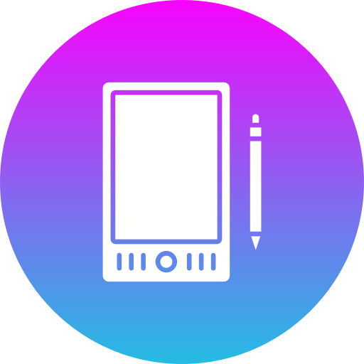 tableta digitalizadora Generic gradient fill icono